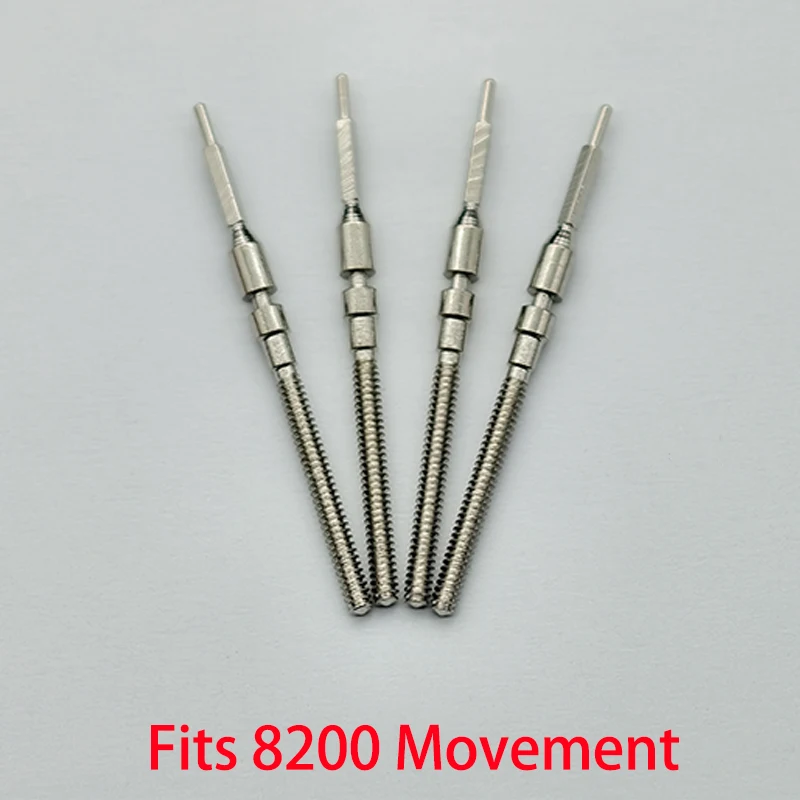 

2PCS/4PCS 8215 8200 Stainless Steel Crown Movement Crown Stem Fits For 8215 8200 Automatic Mechanical Movement Stem Repair Part
