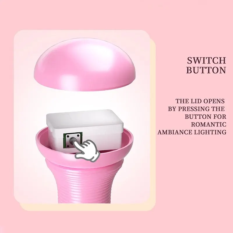 Juego de bloques de construcción de flor eterna para niños, modelo de ensamblaje educativo, ladrillos con luz, juguetes creativos, regalos