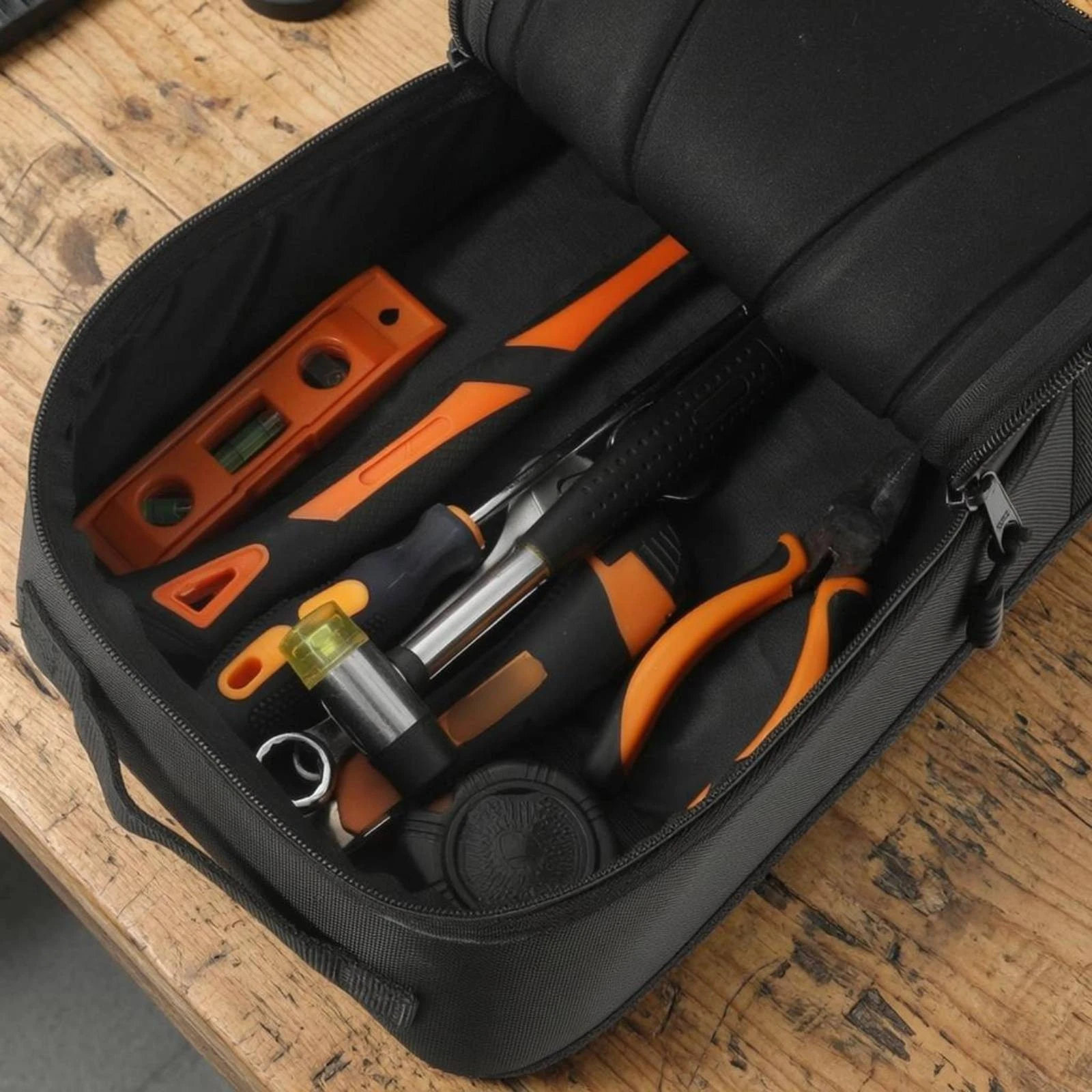 

UTV Seat Space Organizer Waterproof Central Console Storage Bag Side-by-Side Console Organizer Long-Lasting Car Accessory