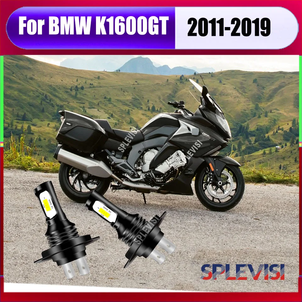 

2x H7 6000K White Motorcycle LED Headlights -Start Energy-saving Driving For BMW K1600GT 2011 2012 2013 2014 2015 2016-2019