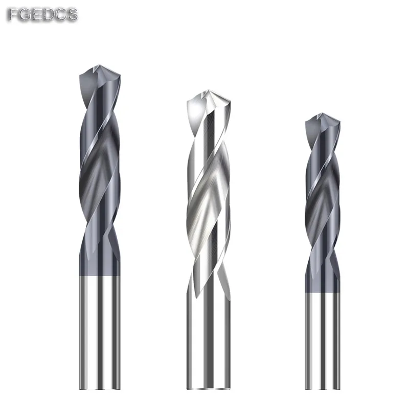 1-16mm Carbide Cobalt Coated Twist Drill Bit Metalworking Hole Cutter Tungsten Stee CNC Metal Drill Bit Twist Drill Bits Tools