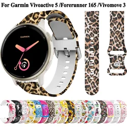 20mm Women Watch Strap For Garmin Vivoactive 5 Forerunner 165 55 Vivomove 3 Venu Sq 2 Watchbands Bracelet Smartwatch Wristbands