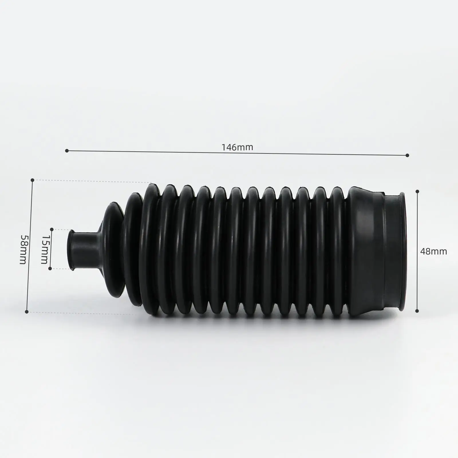Steering Rack Boot Repair Part for Golf Car Directly Replace High Reliability Protection Sleeve Front Long Passenger Side