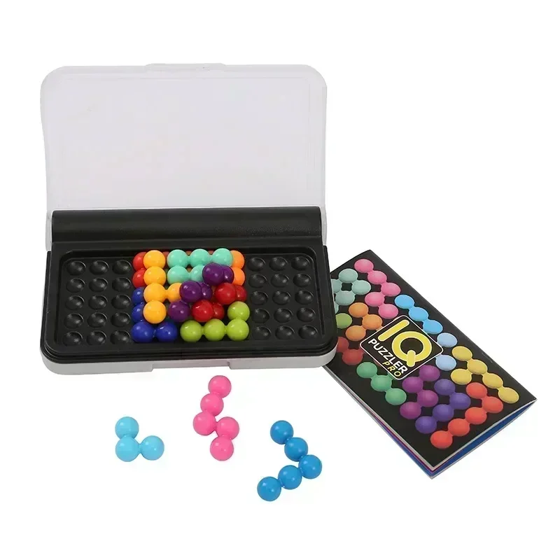 Jeu de société de puzzle 3D IQ pour enfants, plaque Dakota idale classique, perle logique, Beaumont, perles Dakota idales, jouets Montessori, cadeaux, 120 scripts