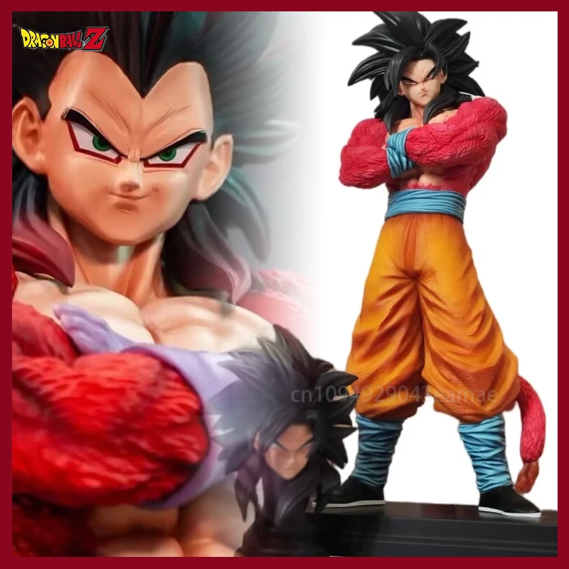 

Jt 32cm Double Heads Super Saiyan Son Goku Dragon Ball Z Planb Figure Ssj4 Pvc Model Statue Dolls Collections Decor Toys Gifts