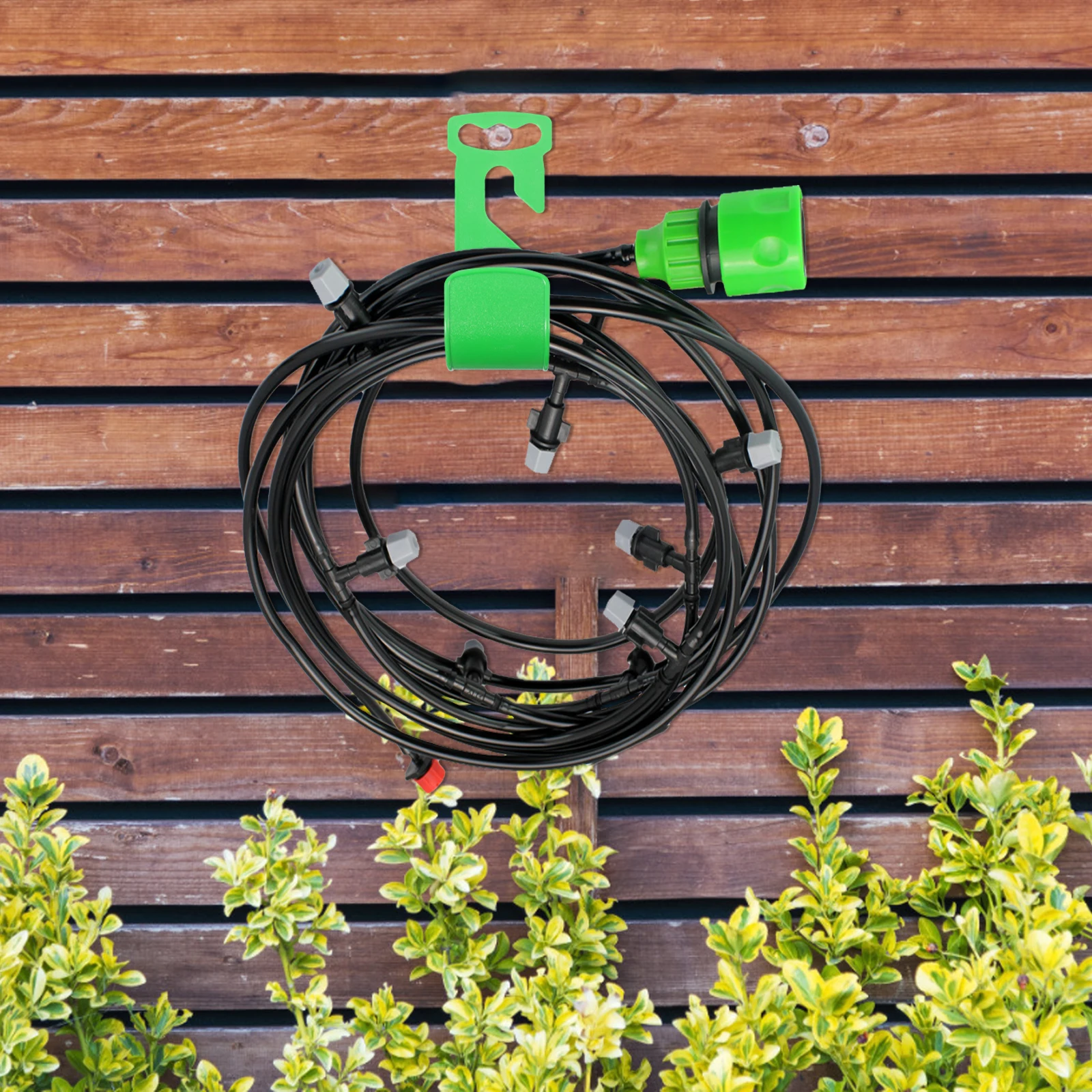 

Telescopic Garden Hose Expandable Water Pipe Faucet Hook Car Wash Plant Watering Outdoor Plastic Wall Mount Rack Storage Blue