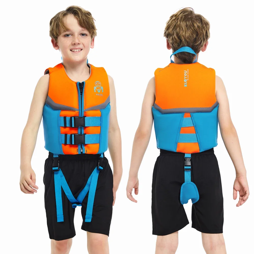 Children Snorkel Vest Life Jacket For Boys Girls Buoyancy Swim Vests Kids Surf Buoyancy Swimwear Flotation Swimming Aid