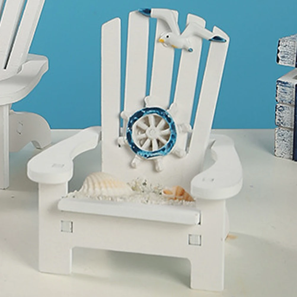 

Beach Chair Decoration Dollhouse Accessories Trinkets Micro Landscape Cake Topper