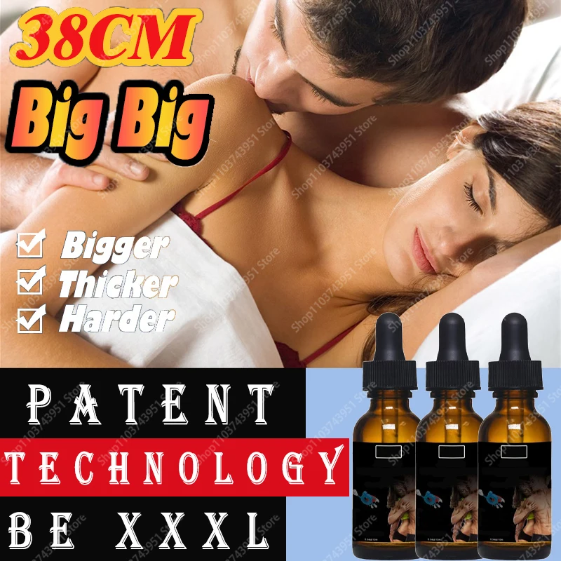 

Men's massage oil with pure natural and safe formula, efficient patented technology