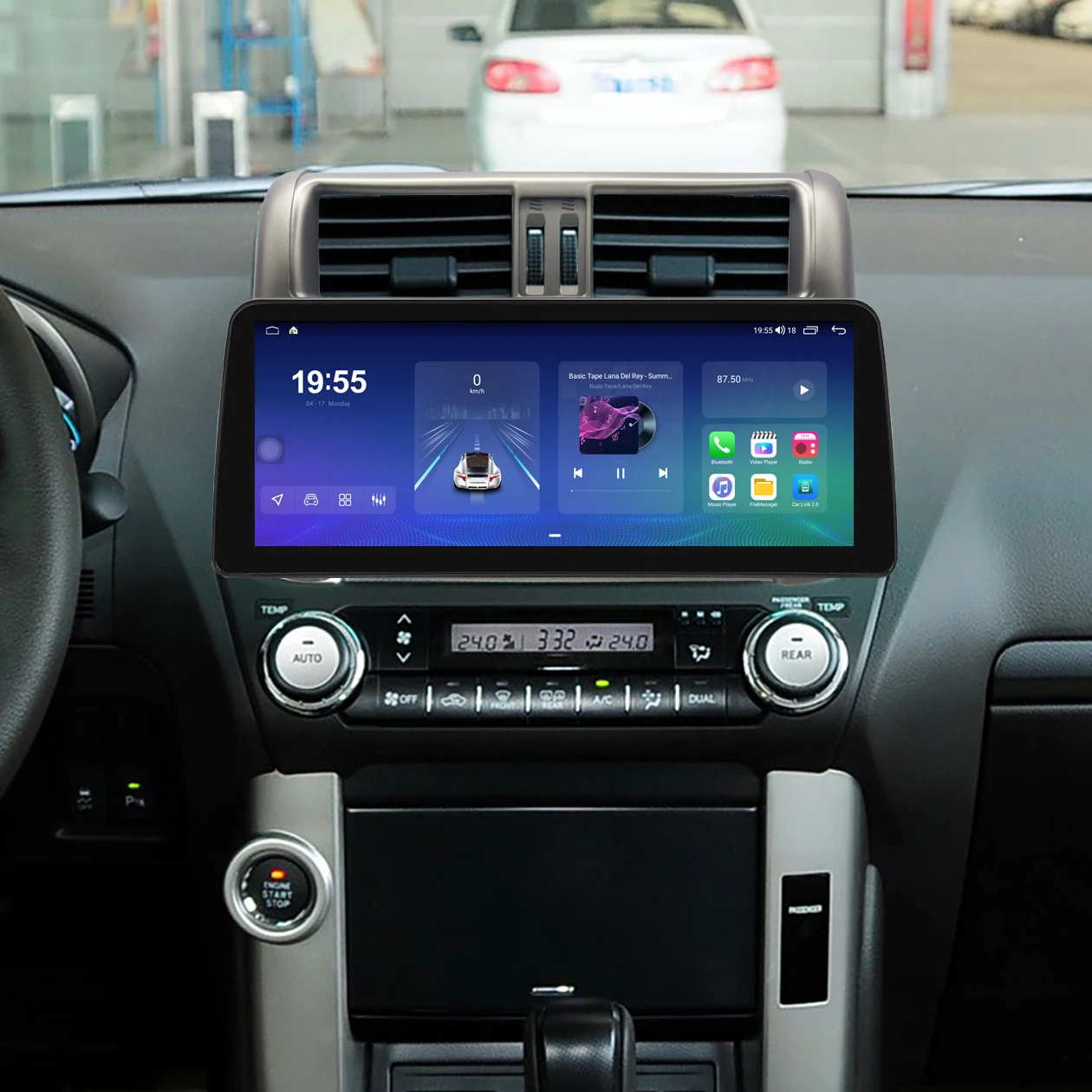 

Для Toyota Land Cruiser Prado 150 2009 2010 2011 2012 2013 GPS радио CarPlay Мультимедиа Android Авто 2K автомобильный медиаплеер 360 камера