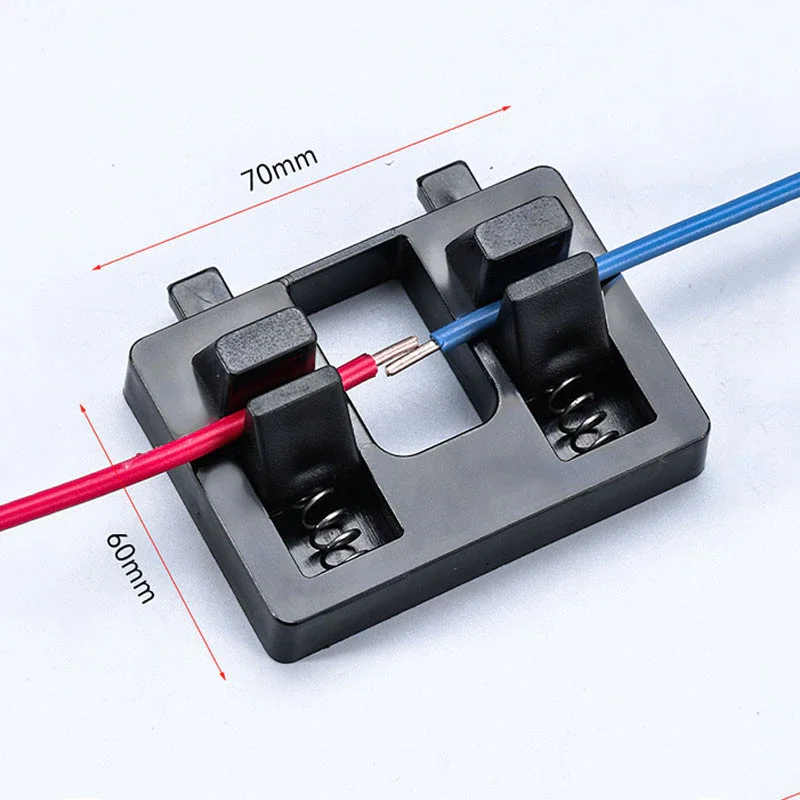 Welding Wire Fixture Electrode ABS Electrode Holder Portable Wire Welding Fixture Precise Cable Clamps  Soldering Locator Tools image 6