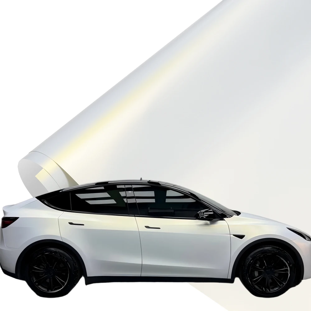 

Premium Matte Ceramic Gold Vinyl Car Wrap Roll Film Sticker Vehicle Body Trim Motorcycle Auto Decoration Film Air Bubble Free