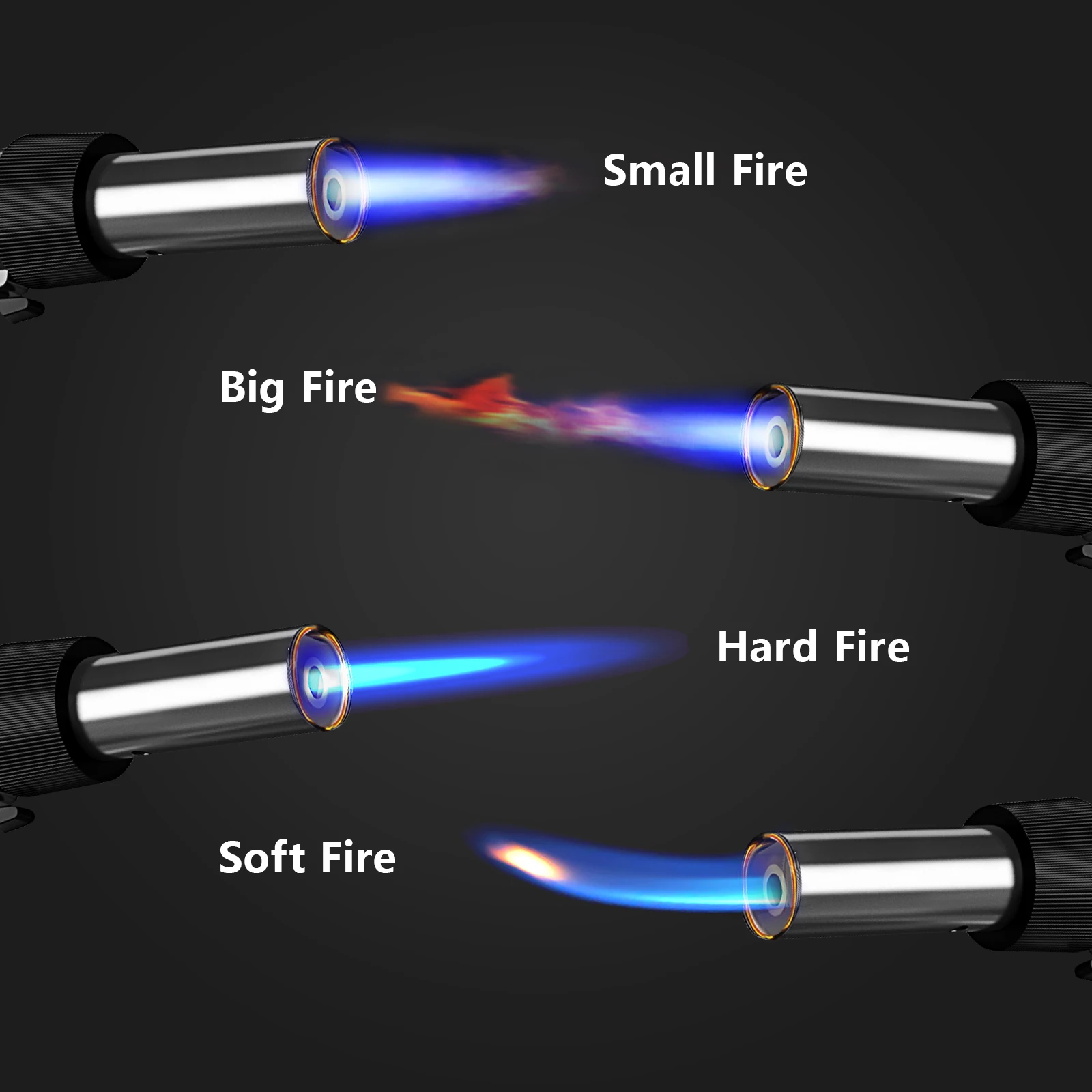 BISINNA Portable Gas Canister Piezo Igniter Zinc Alloy Camping Barbecue and Cooking Blowtorch Outdoor Ignition Equipment