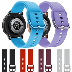 20mm/22mm Original Band for Samsung Galaxy Watch Active2 40mm44mm Silicone Watchband Galaxy Watch 4/5 44/40mm,Huawei Watch Strap