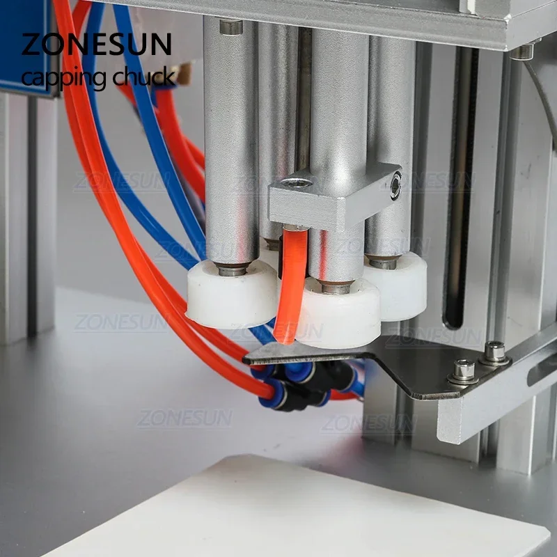 ZONESUN ruedas de fricción almohadilla de goma cabezal de mandril para XLSGJ-6100 máquina taponadora de botellas médicas jugo de Perfume cosmético