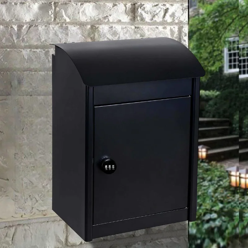 

Mailbox Small Outdoor Wall-mounted Outdoor Express Cabinet Rainproof Anti-theft Outdoor Locked Mailbox