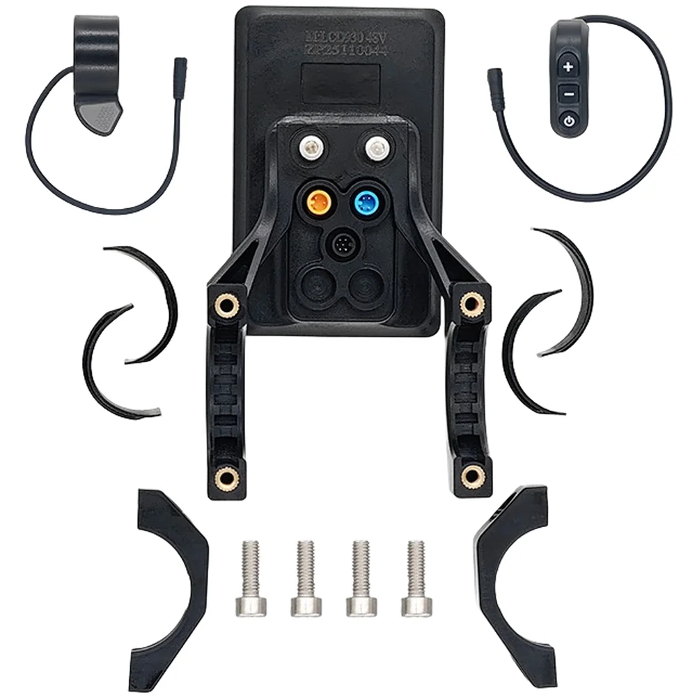 

Digital LCD Dashboard for Electric Scooter with Throttle and 3PIN 4PIN 6PIN Connectors for Kugoo Series 12x10x3cm Black