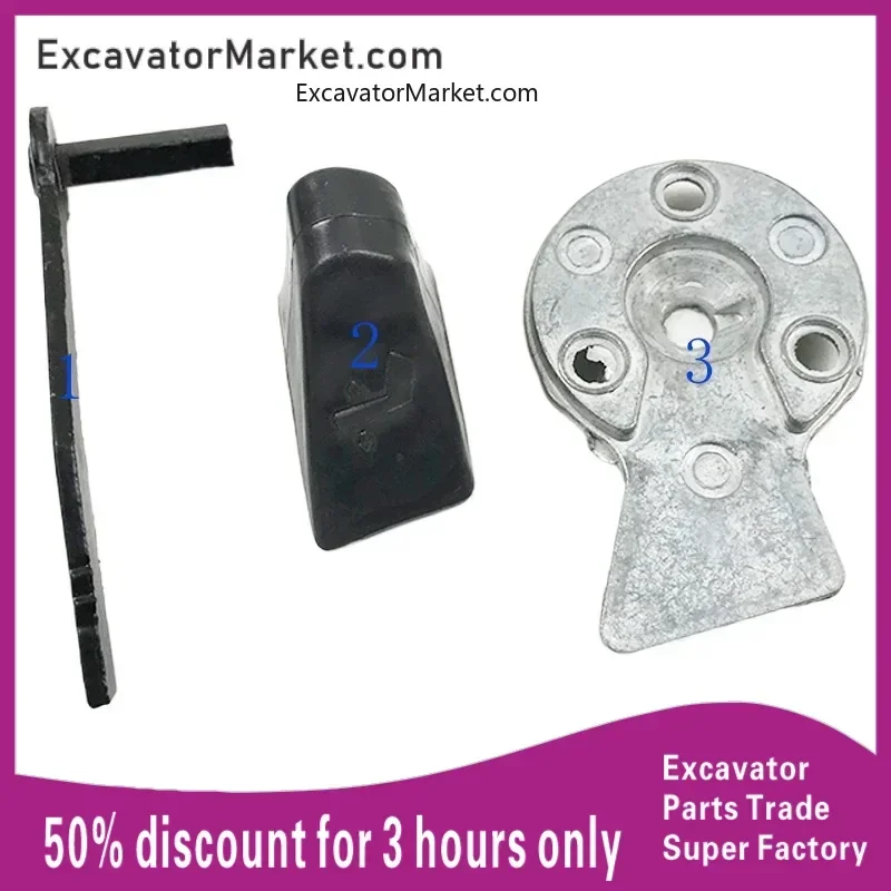 

Excavator Spare For SmallPC130 200 210 220 300-7Seat regulator handle seat lifter Excavator Parts