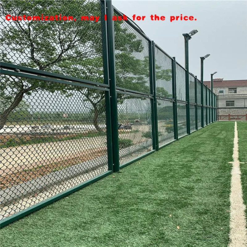 

custom.High Quality Galvanized Fancing Panels Supplies and Accessories Chain Link Fences Sale Factory Stadium Guardrails
