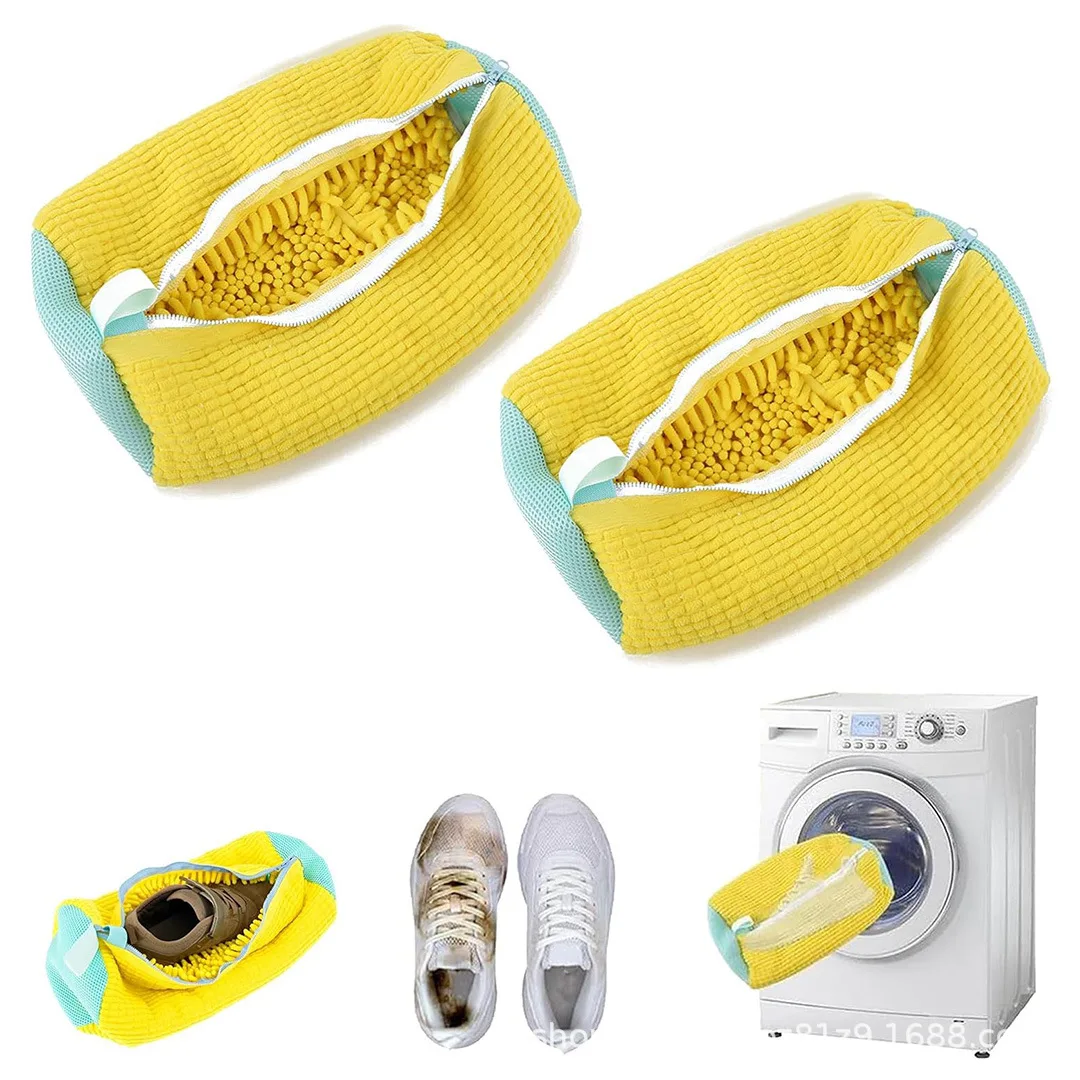 

2024 New Washing Machine Shoe Bag Travel Shoe Storage Bag Portable Mesh Laundry Bag Anti Deformation Protective Clothing Home