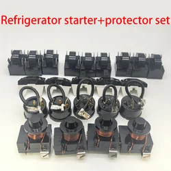 Starting Relay Refrigerator PTC Start Relay 2/3/4 Pin 12/15/22 Ohm 1/2/HP 1/3HP 1/4HP 1/5HP 1/6HP Compressor Overload Protector