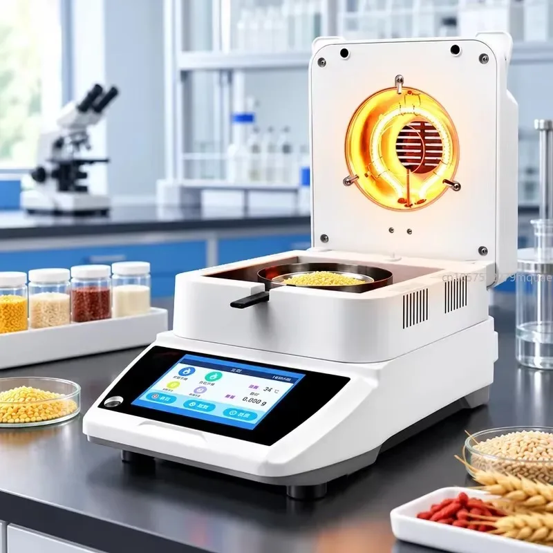 XF-50MB Rapid Moisture Analyzer Grain Corn Wheat Soybean Sorghum Drying Method Tester For Agriculture Lab Food Analysis Tool