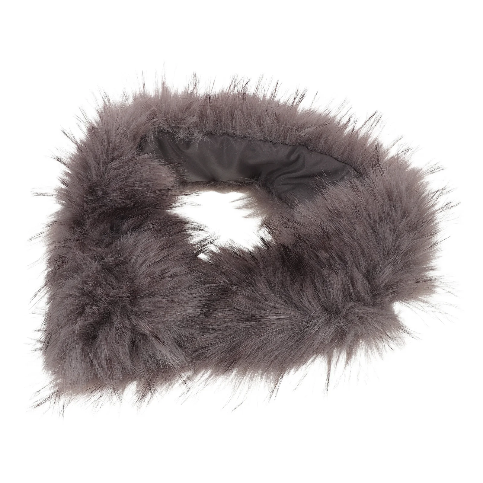 Comfortable Winter Scarf 31x4.7 Soft Warm Detachable Fake Collar Imitation Collar Scarf for Kids Down Jackets Versatile Length