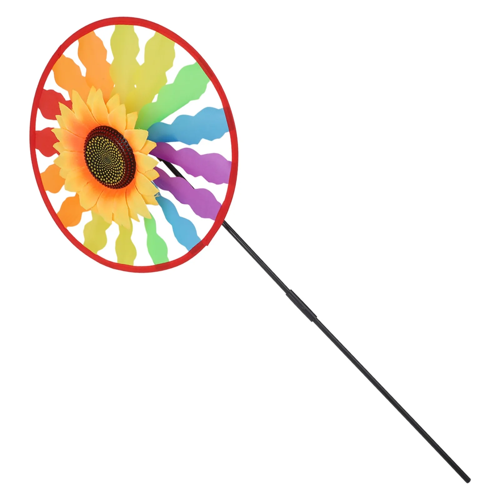 4 pieces for For sunflower pinwheel lawn spinner windmill garden yard porch balcony outdoor decorative ornaments