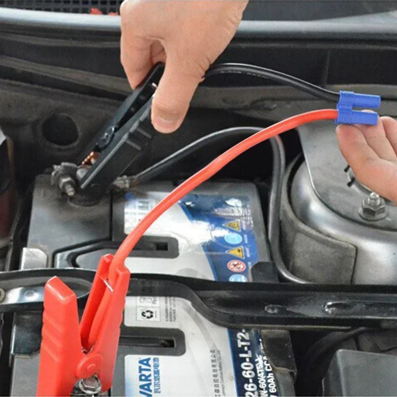 1Pcs Car Emergency Power Relay Smart Clip Ignition System Battery Jump Cable Connection Line Jumper Cable Car Accessories