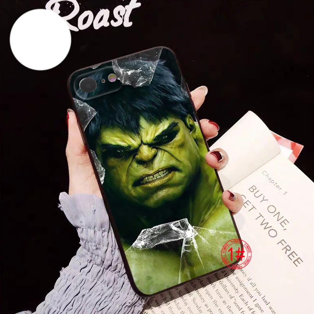 Funda blanda de superhéroe para Xiaomi, carcasa de Hulk Z140 para Redmi 7A, 8, 8A, 9, 9A, 9C, NFC, 10A, 9T, 10X, Note 8T, 10 Pro Max, 11, 11S