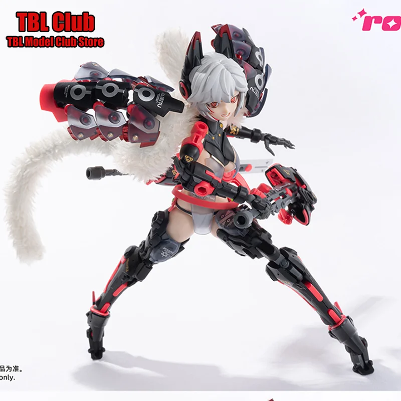 

In Stock 1/10 Scale Rosa Plan Rakshasa Scarlet Mechanical Fox Assassin SEKIKO 9-inch Full Set Action Figure Female Soldier Toys