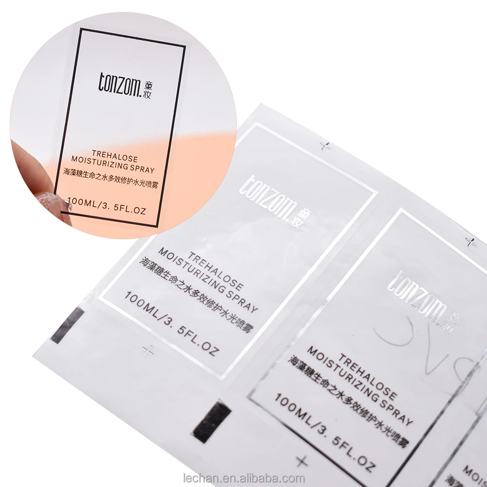 Hot sales Waterproof Label Printing packaging reel sticker label dumb silver high temperature trademark LOGO sticker