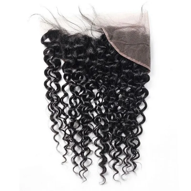 13x4 Lace-Frontal, krauses, lockiges, natürliches Haar, weiche Textur, vorgezupfte Babyhaare, kann gefärbt und gebleicht werden, Perücke für den täglichen Gebrauch – Detail 3