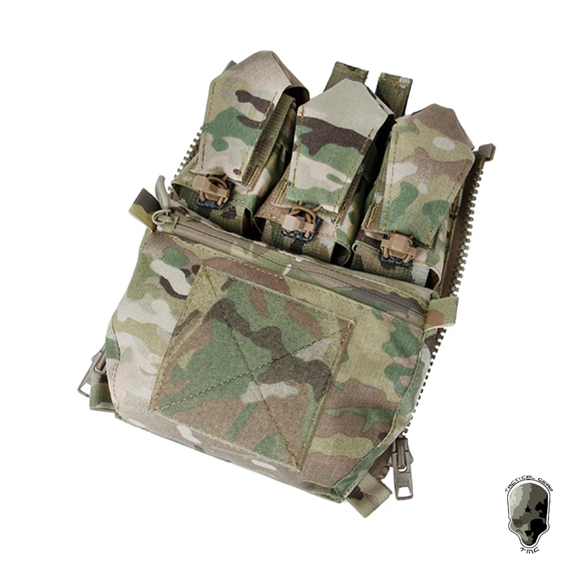 TMC FPC Style Vest Special Zipper Back Panel Pouch Tactical Backplane Bags Multicam TMC3549