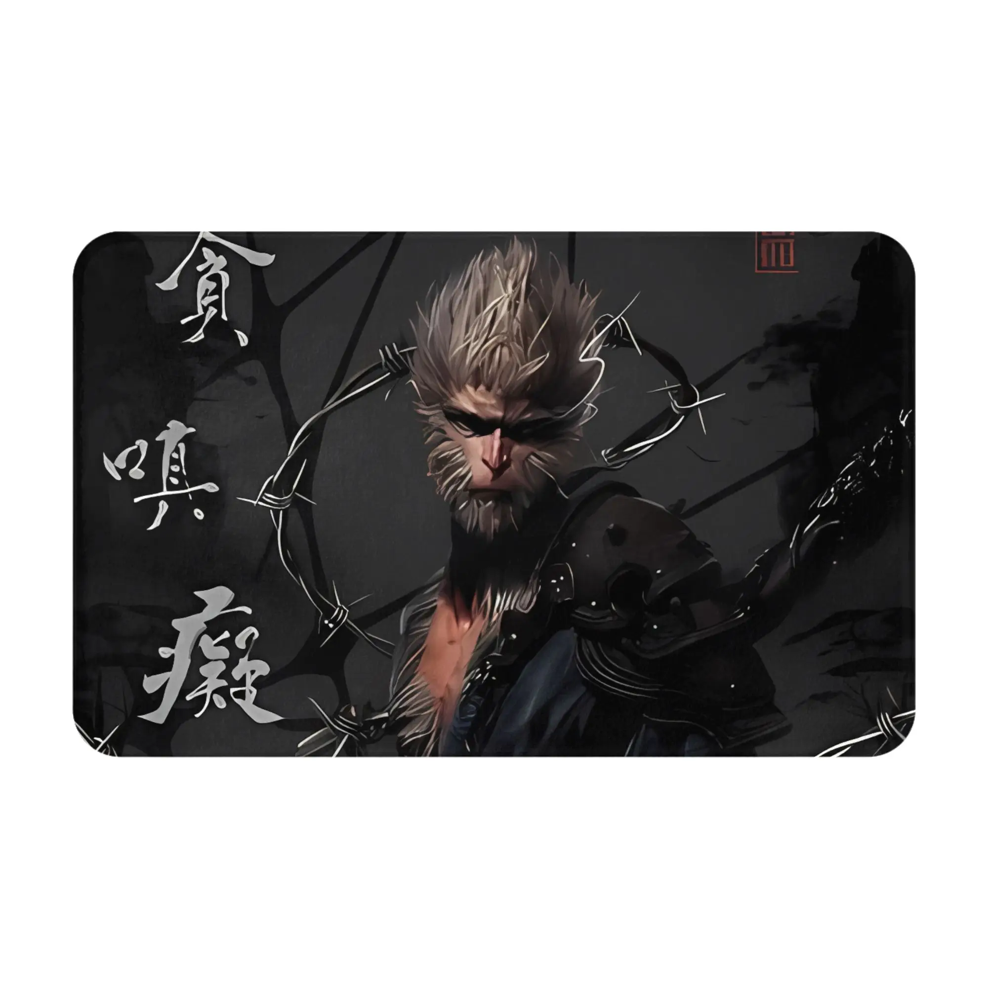 Black Myth Wukong Gemälde, Weihnachtsdekoration, Badematte, Black Myth Wukong Fußmatte, Küchenteppich, Balkonteppich, Heimdekoration