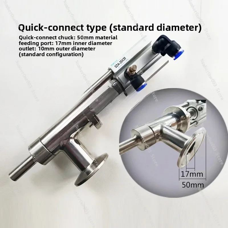

Liquid and Paste Filling Machine Parts Drip-Proof Nozzle Discharge Valve Filling Tip 304 Stainless Stee