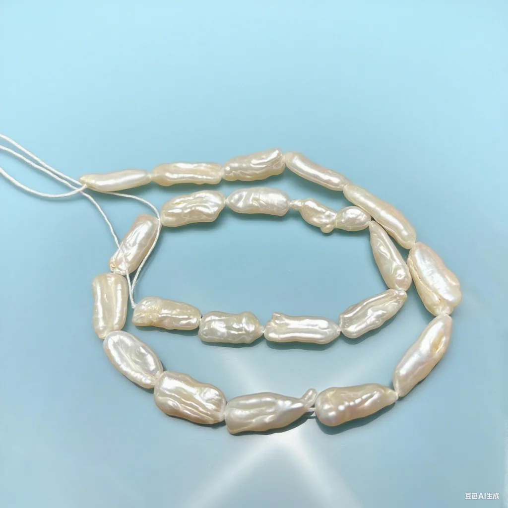 

100% Natural Freshwater Pearls Irregular Genuine Nucleated Pearl Beads for Jewelry Making DIY Necklace Bracelet Accessories