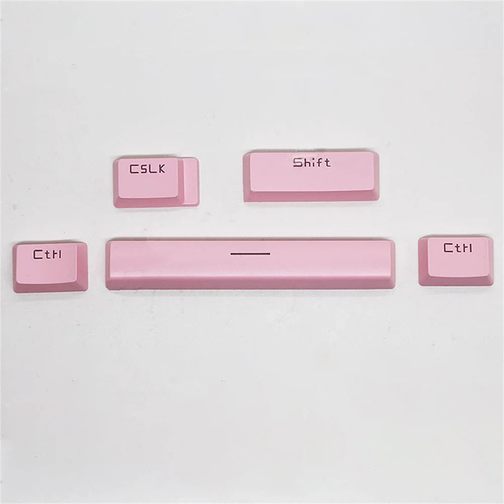 Pink Blue Purple Cute Pudding Double Shot Keycaps For Lgitech g610 OEM Profile Suit For Mechanical Keyboard Key Cap Suit Button