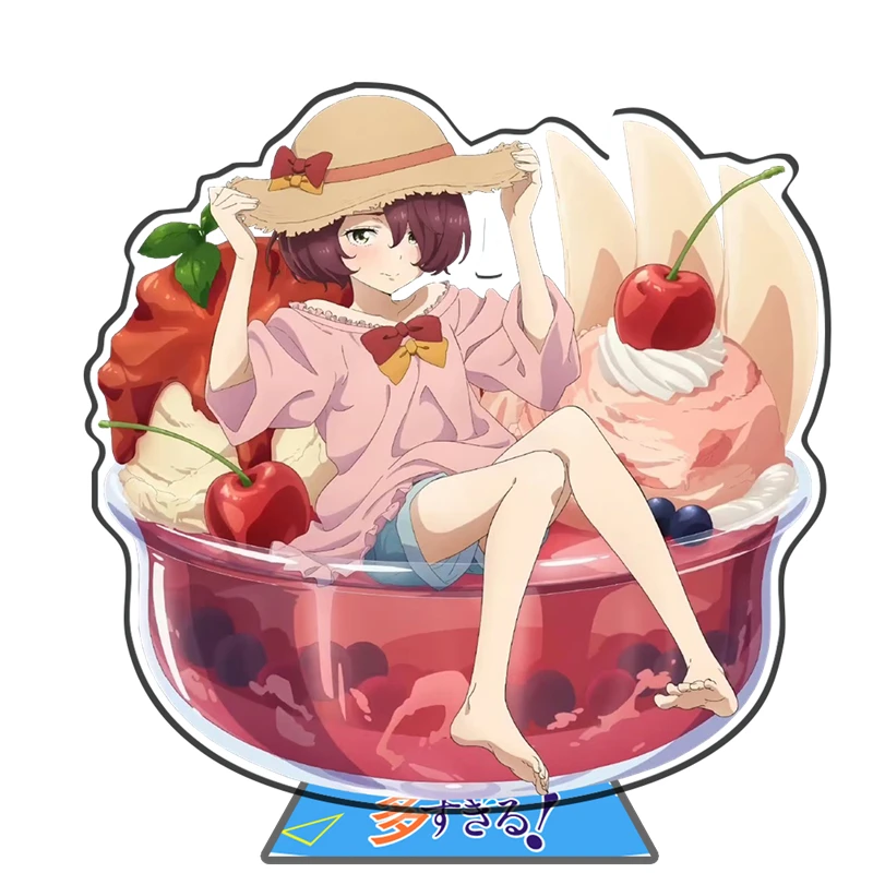 Anna Yanami Remon Yakishio Acrylic Stand Too Many Losing Heroines! Anime Cosplay Christmas present key chain 15cm
