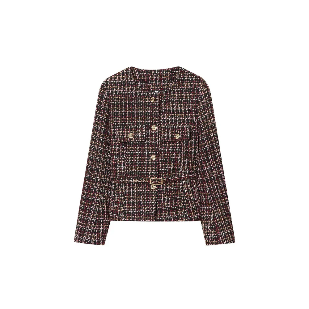 

Autumn New Women's Fashion Simple and Versatile Woolen Long Sleeve Coat