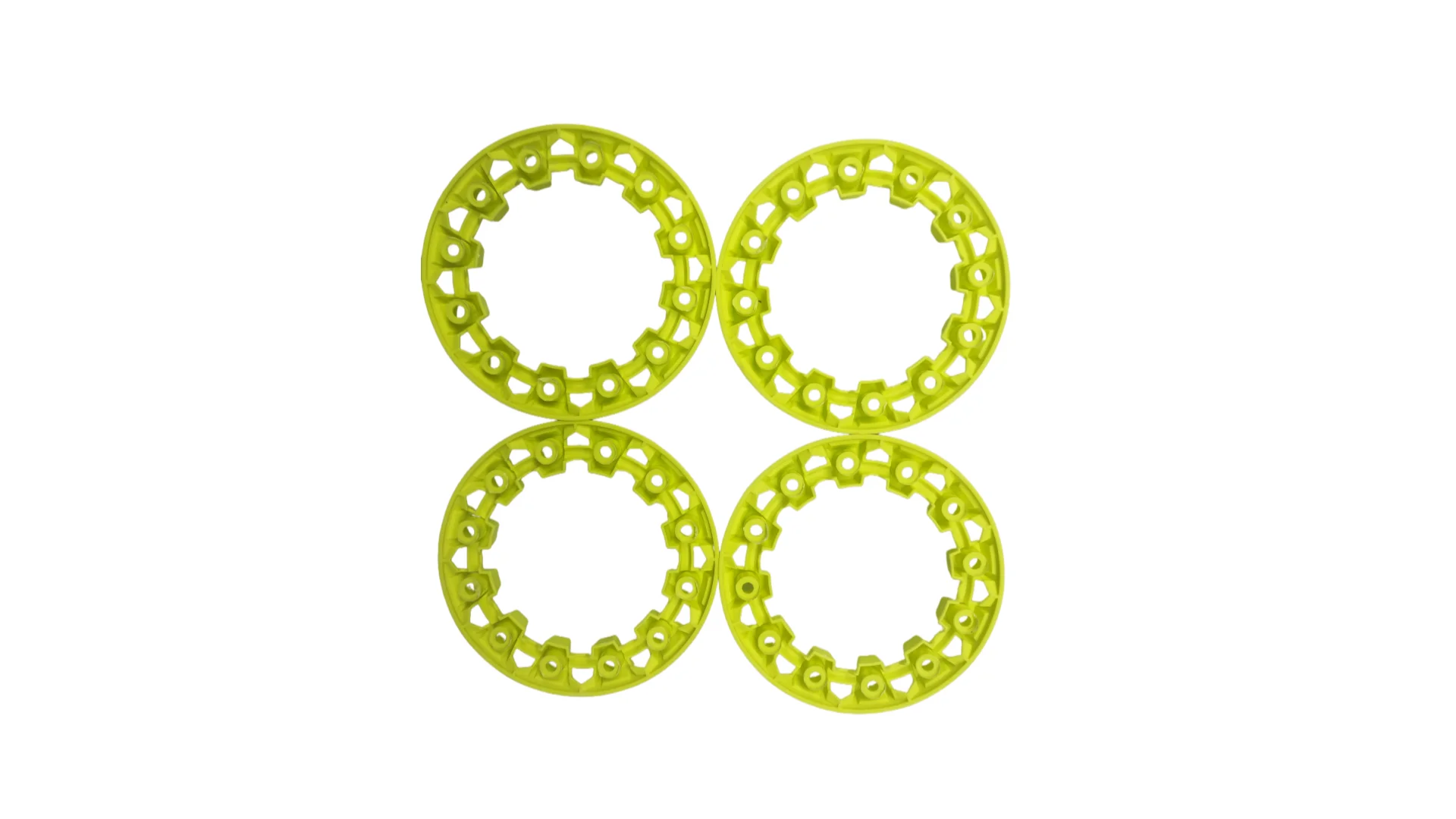 

ATV All Terrain Beach Buggy Wheel Hub 6 Inch Wheel Hub Plastic Cover Color Protective Cover 4 Chartreuse Green
