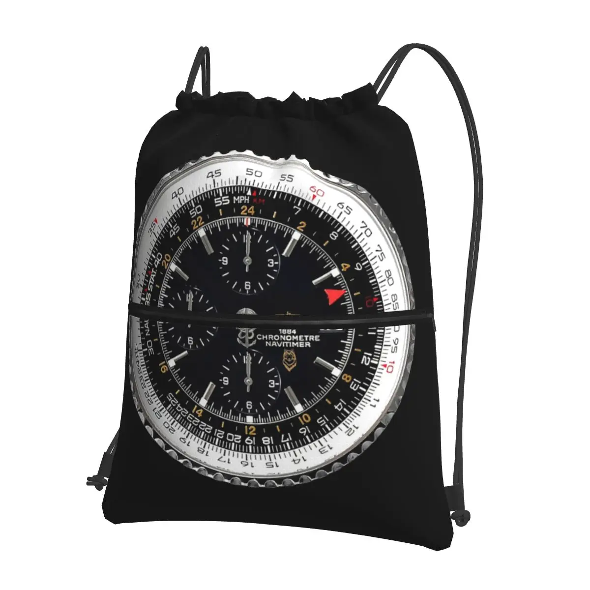 

Luxury Watch Face Backpacks Multi-function Drawstring Bags Shoes Bag Book Bags for Travel Students