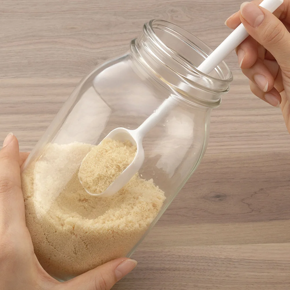 

4Pcs Long Handle Measuring Spoons Kitchen Accessories Ideal for Home Office Tea House Restaurant Use Sugar Salt Coffee Tea