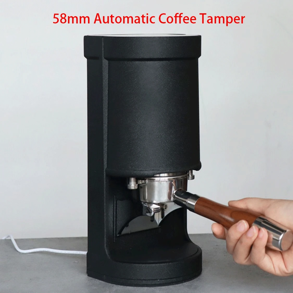 HomeWise TE-2 58 مللي متر ماكينة سدادة قهوة أوتوماتيكية تعمل باللمس الكهربائية اسبريسو العبث 58.5 مللي متر العبث الكهربائي قابل للتعديل