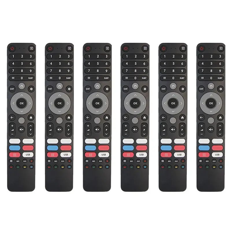 A33T Universal Smart TVs Remote Control for DEXP for Viomi CHIQ Multiple Models Voice Function 6-Pack