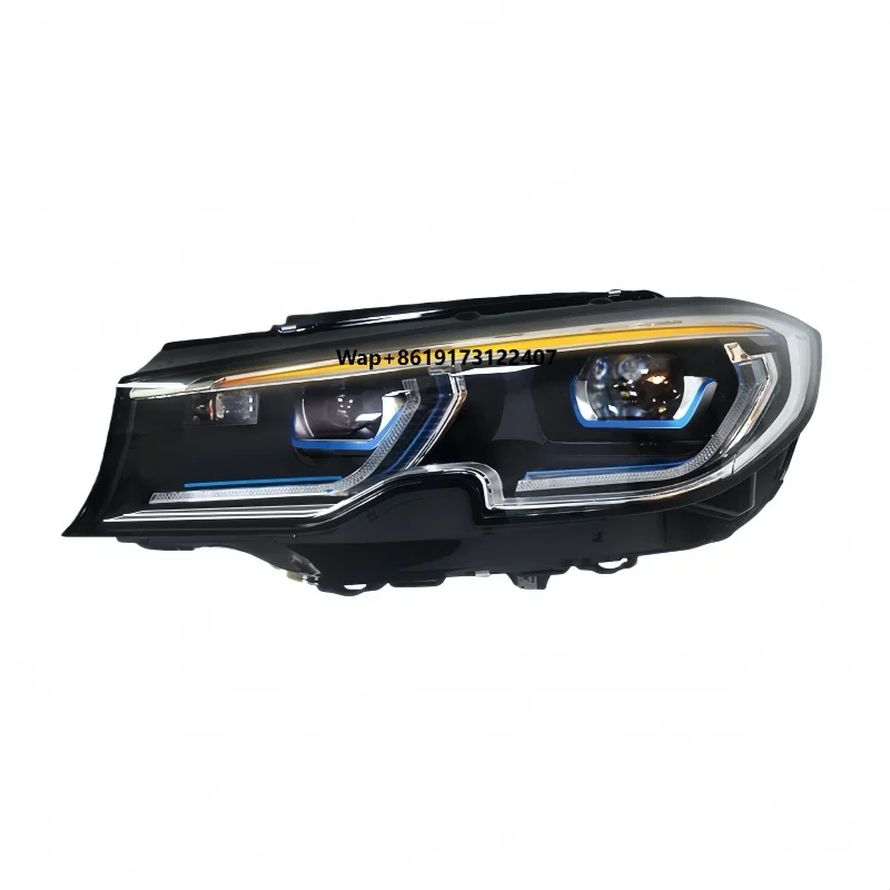 

Suitable for 20-22 3 Series G20 Modified Blue Eyebrow LED Lens Spoon Headlight Assembly 63118496166/63118496163