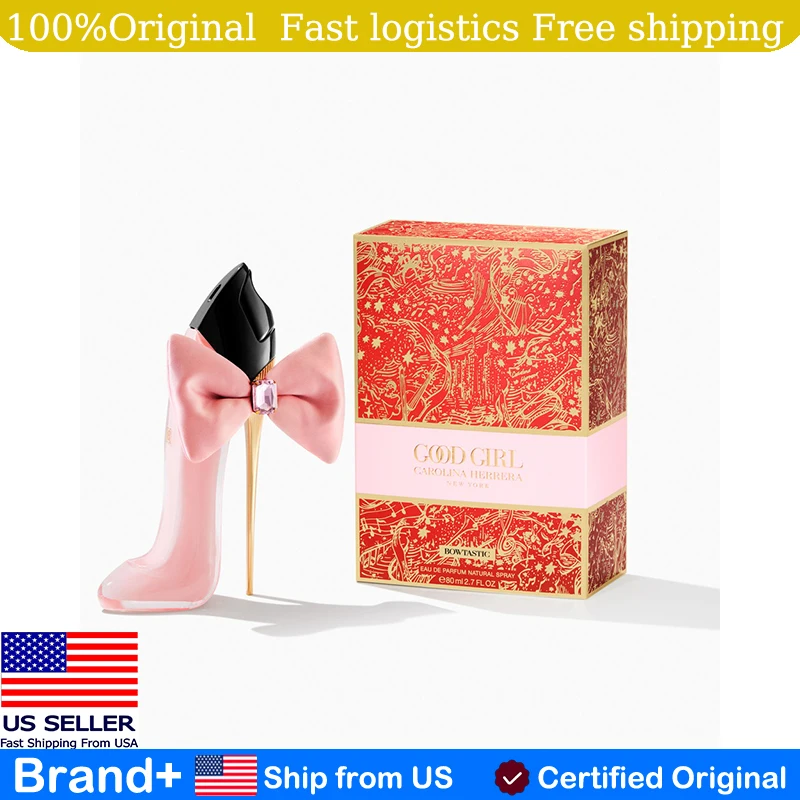 

Carolina Herrera Good Girl Blush Bowtastic Edition Women Eau De Parfum Hair and Body Spray 75ML Birthday Gift Cologne Portable