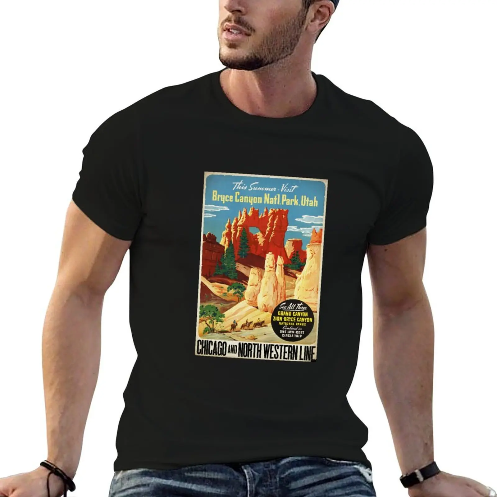 Vintage Bryce Canyon T-Shirt Casual Daily Outfit T-Shirt
