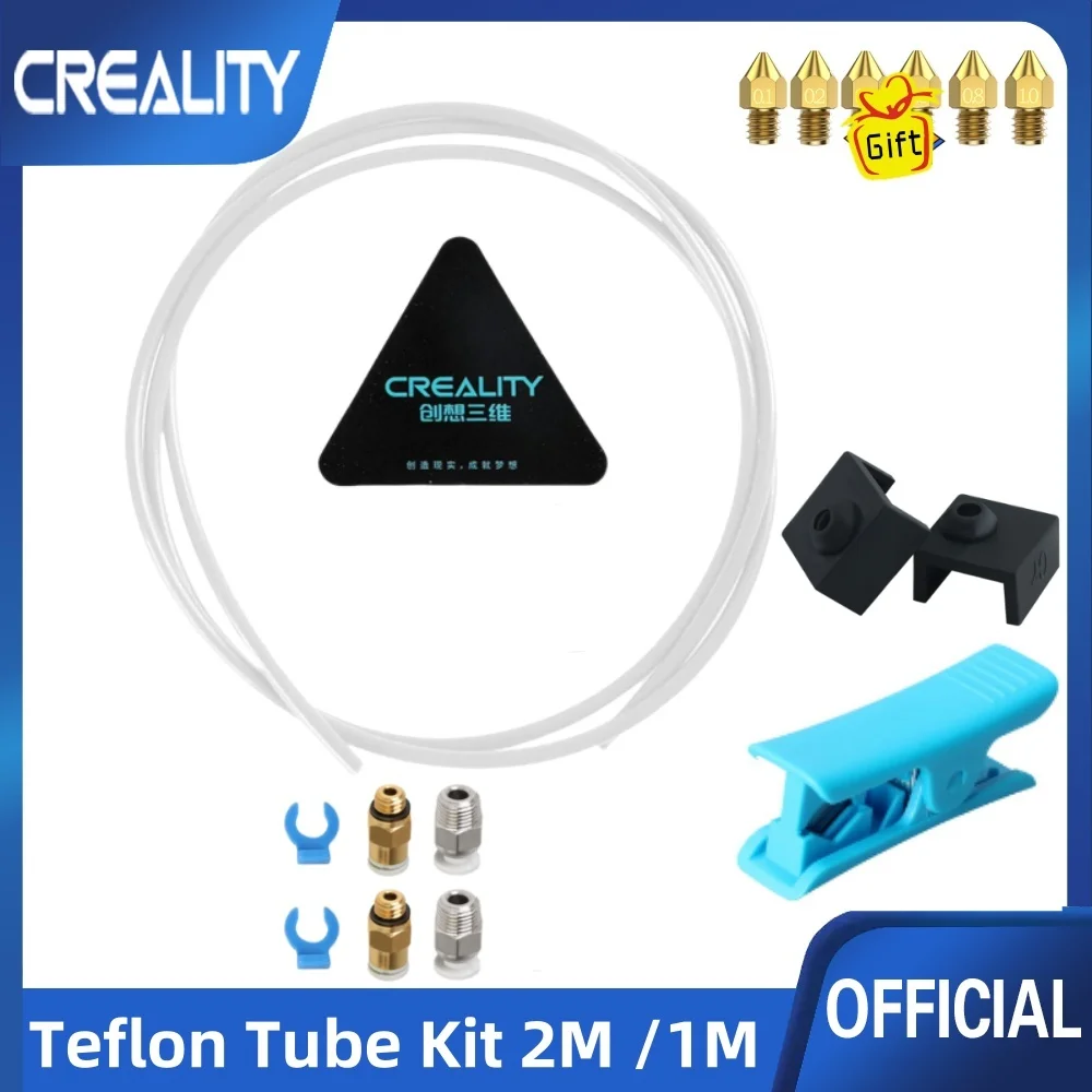 

Creality 3D Printer Tube 1M 2M 3D Printer PTFE Tube Bowden Tubing Upgrades for 1.75mm Filament Ender CR Series