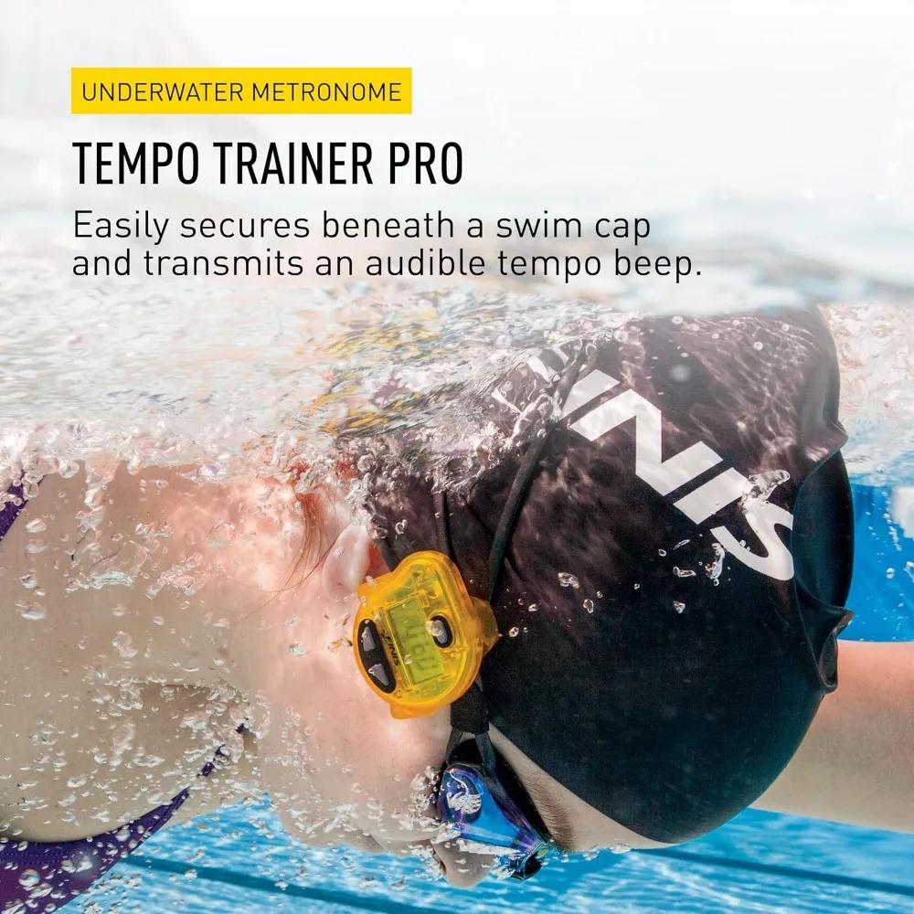 HOME.Tempo Trainer Pro - المسرع السباحة المسمع المقاوم للماء - تيمبو السكتة الدماغية القابل للتعديل - 3 أوضاع للتدريب
